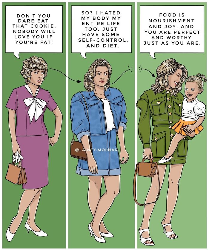 Artist Lainey Molnar Creates Bold Illustrations That Reflect The Complex Reality Of Modern Womanhood (22 Pics)