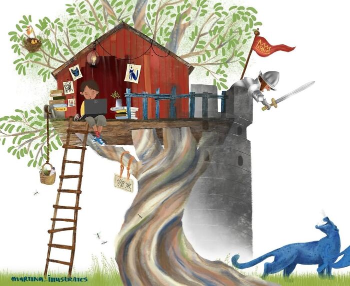 This Illustrator Turns Quiet Everyday Moments Into Gentle, Dreamlike Stories (40 Pics)