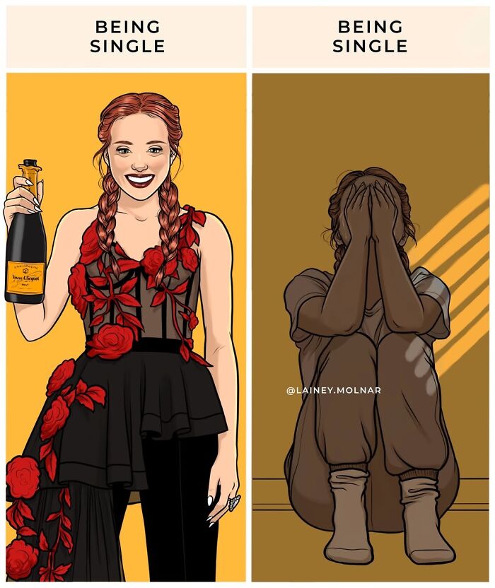 Artist Lainey Molnar Creates Bold Illustrations That Reflect The Complex Reality Of Modern Womanhood (22 Pics)