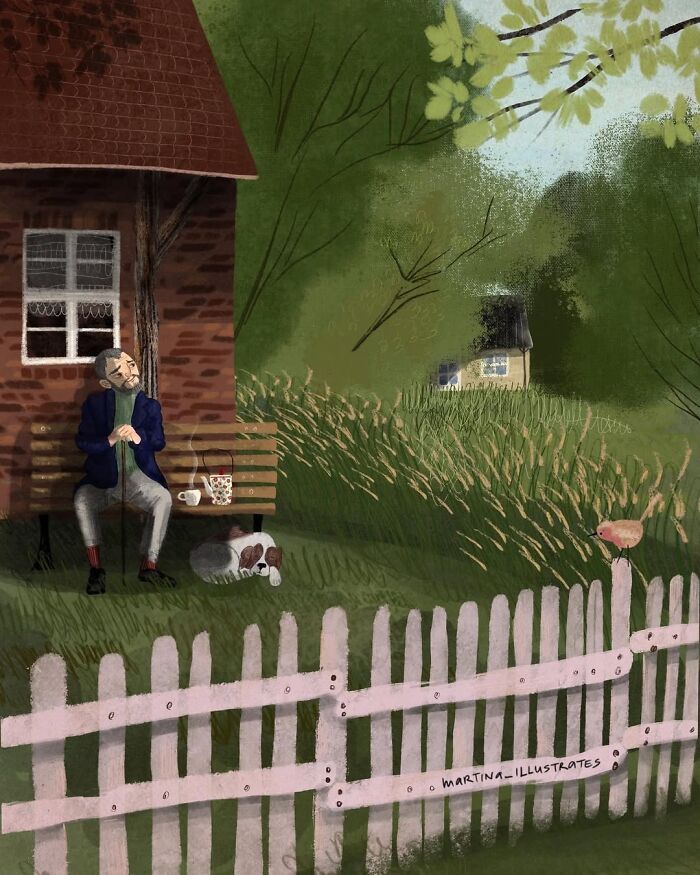 This Illustrator Turns Quiet Everyday Moments Into Gentle, Dreamlike Stories (40 Pics)