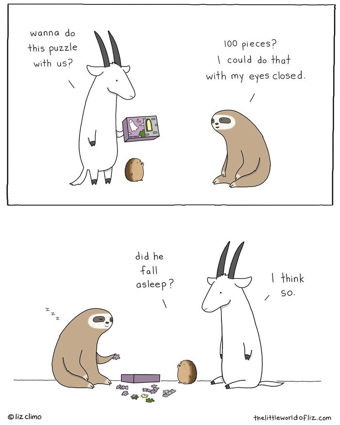 This Artist Imagines A World Where Animals Talk, Worry, And Support Each Other In The Most Wholesome Way (38 New Comics)