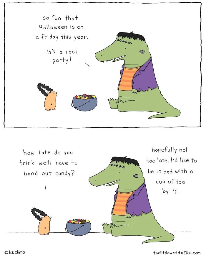 This Artist Imagines A World Where Animals Talk, Worry, And Support Each Other In The Most Wholesome Way (38 New Comics)