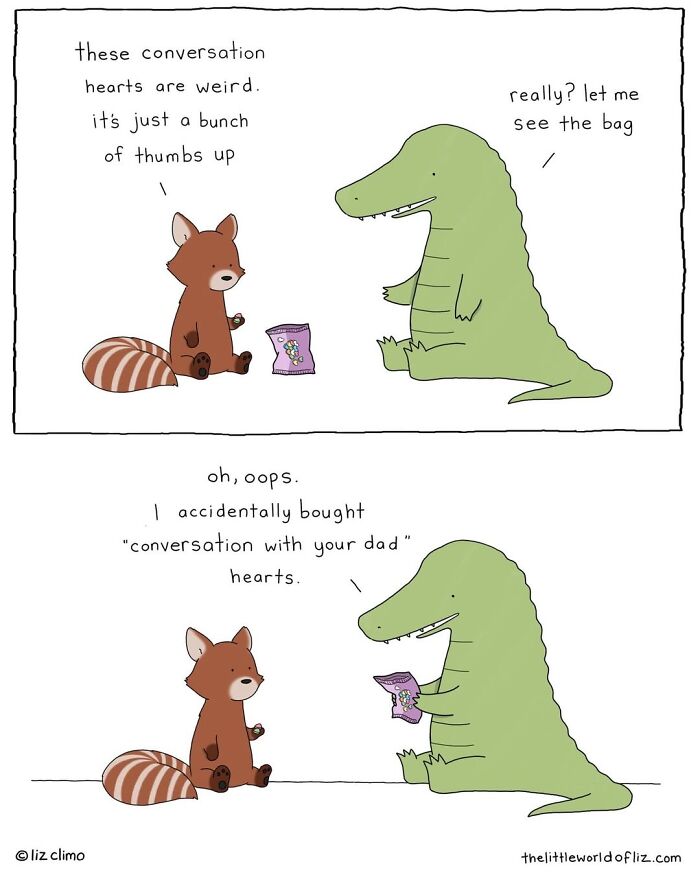 This Artist Imagines A World Where Animals Talk, Worry, And Support Each Other In The Most Wholesome Way (38 New Comics)