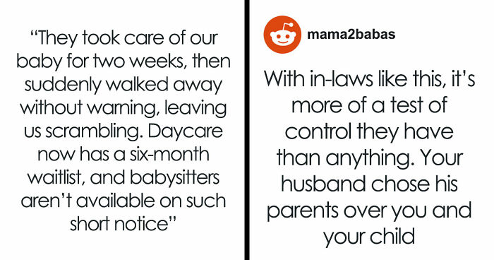 In-Laws Insist Couple Move Closer So They Can Help With Baby, 2 Weeks Later They Drop Everything