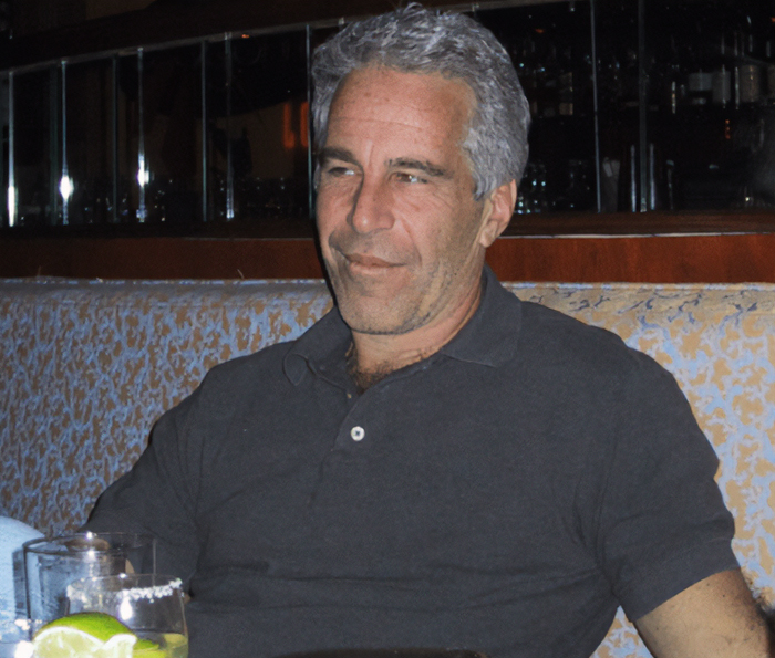 Epstein files reveal Naomi Campbell offered two playmates by Ghislaine Maxwell, shown sitting in a dark polo shirt.