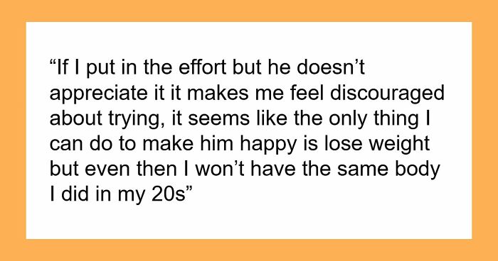 Man Pushes Wife To Take Weight-Loss Meds, Admits He Only Cares About Her Looks, Not Her Health