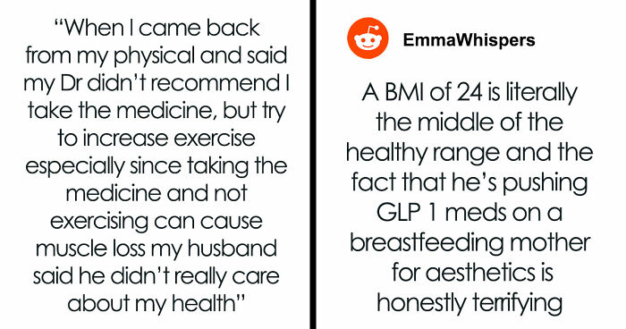 New Mom Is Crushed After Husband Suggests She Use GLP-1 Meds To Get Her 20-Year-Old Body Back