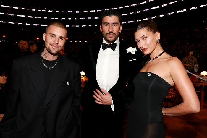 Justin Bieber and Hailey Bieber at a formal event, highlighting a tense moment decoded by a lip reader.