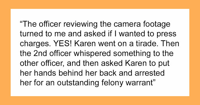 “Karma Showed Up”: A Karen Lies About A Man Attacking Her, Until The Cops View The Security Footage