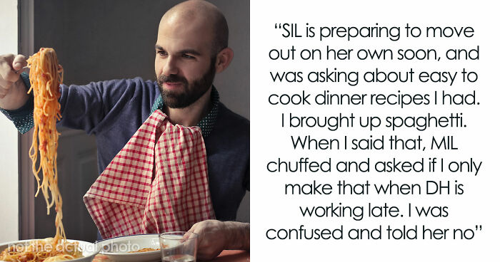 Woman Pushes Back When MIL Claims She Knows Husband Better, A Simple Pasta Question Ends It