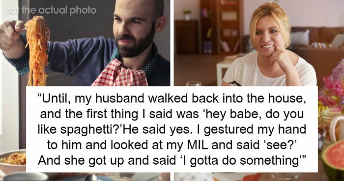 Woman Pushes Back When MIL Claims She Knows Husband Better, A Simple Pasta Question Ends It