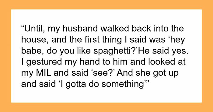 MIL Claims Son “Would Gag” Over Spaghetti, DIL Proves He Loves It, Dinner Turns Awkward Fast