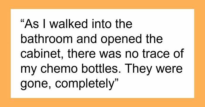 Mother-In-Law Throws Out Cancer Patient’s Chemo Pills Because She “Knows Better”