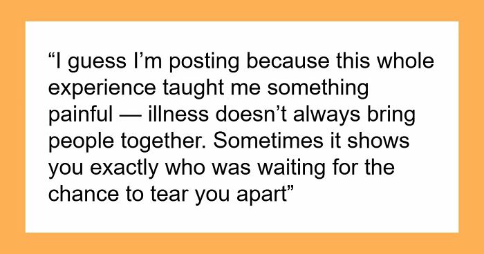 Man With Cancer Begs His Mom For Peace, She Responds With An Ultimatum: ‘Divorce Your Wife’