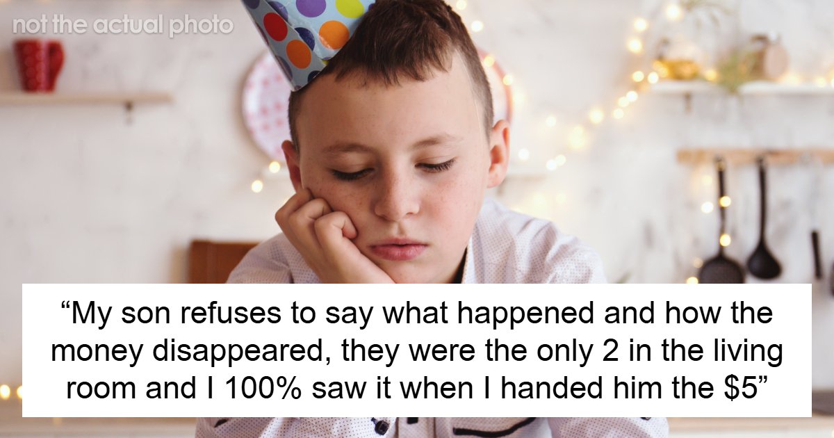 “I Don’t Believe Him”: Mom Cancels Son’s Birthday Party After Money Vanishes From Her Wallet
