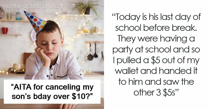 “I Don’t Believe Him”: Mom Cancels Son’s Birthday Party After Money Vanishes From Her Wallet