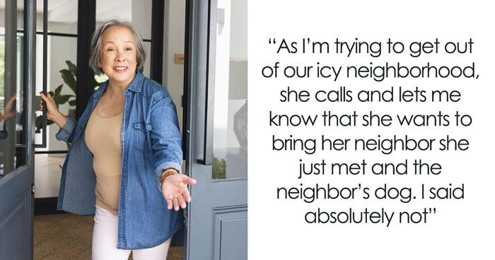 Sick Lady Says No To Housing Mom’s Strange Neighbor And Their Dog During Snowstorm, Faces Backlash