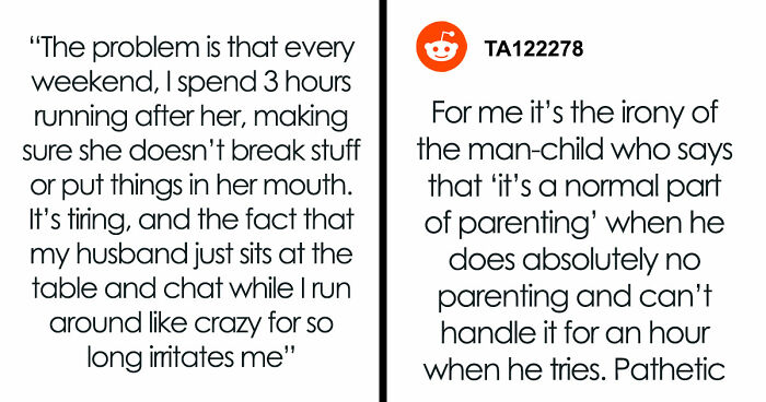Mom Refuses To Be Default Parent At Hubs’ Friend’s House, He Sulks After Handling Toddler Alone