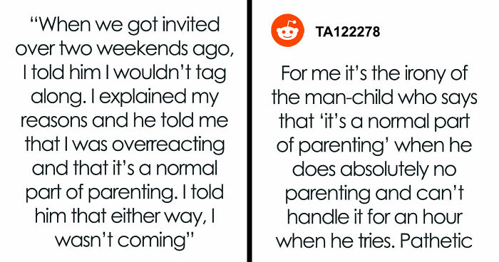 Mom Refuses To Be Default Parent At Hubs’ Friend’s House, He Sulks After Handling Toddler Alone