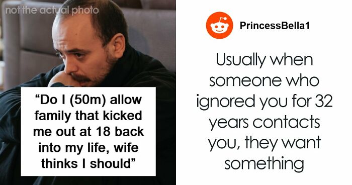 Woman Suddenly Wants To Reconcile With Son She Kicked Out 32 Years Ago, He Figures Out Why