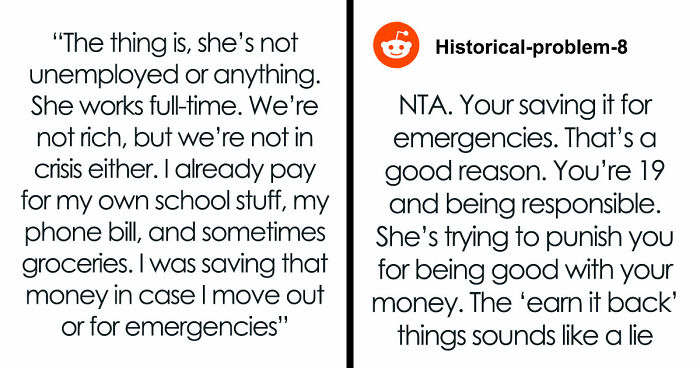 Mom Eyes Teen’s Emergency Fund As Her Own Piggy Bank, Explodes When Access Is Denied