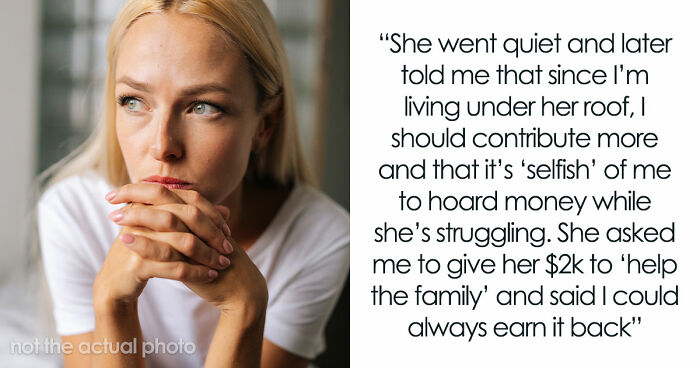 Teen Pays Her Own Bills And Saves For Moving Out, Mom Wants Half Once She Sees The Balance