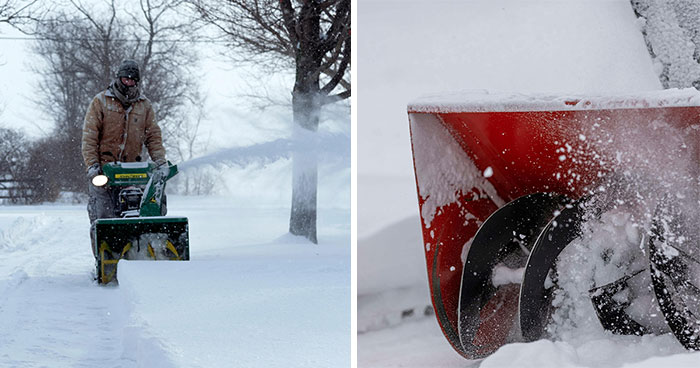 Guy With A Snowblower Makes Sure Mean Neighbor’s Driveway Is The Only One Snowed In