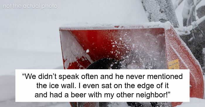Guy With A Snowblower Makes Sure Mean Neighbor’s Driveway Is The Only One Snowed In