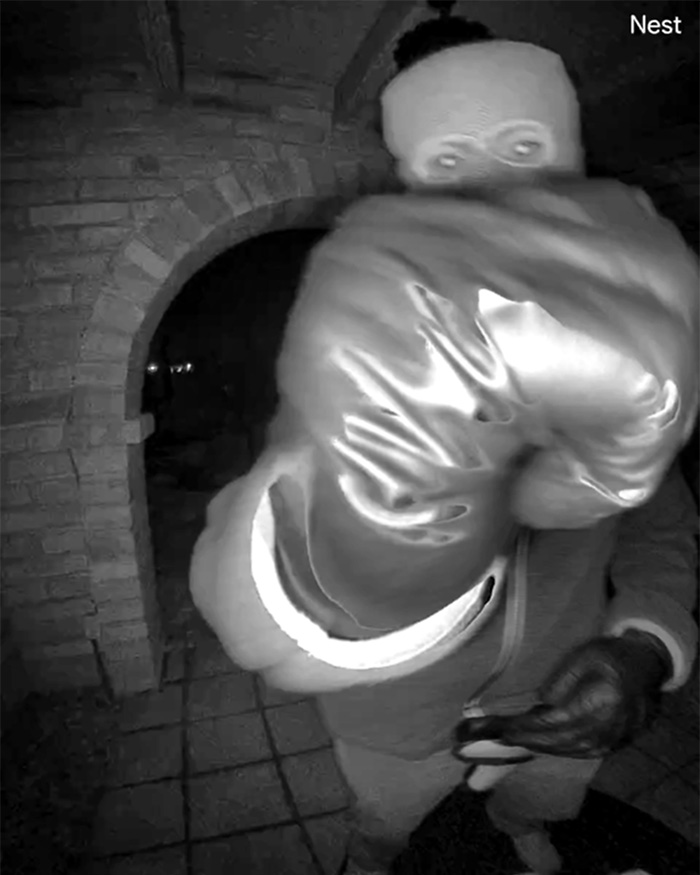 Suspect captured on doorbell camera in terrifying images released by FBI related to Nancy Guthrie disappearance.