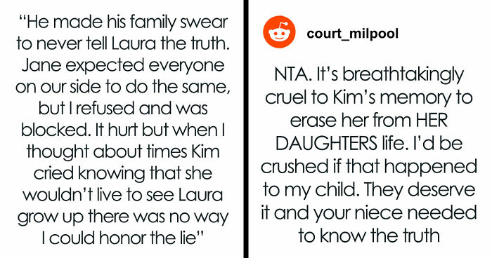 Parents Hide The Truth About Teen’s Late Mother For Years, Furious When Aunt Refuses To Play Along