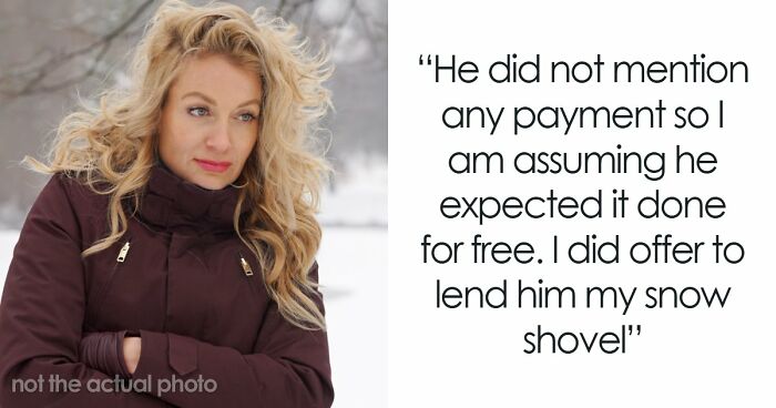 Woman Too Cold And Tired To Snow Blow Neighbor’s Driveway For Free, Upsets Him