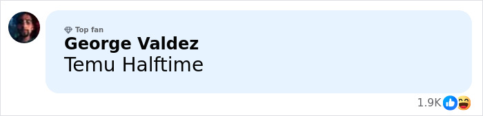 Social media comment by George Valdez about Kid Rock’s alternative Super Bowl show by Turning Point USA sparking backlash online.