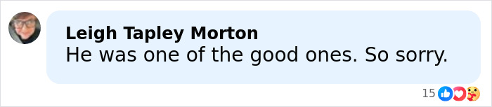 Comment expressing condolences about James Van Der Beek’s final post breaking hearts after tragic news shared online.