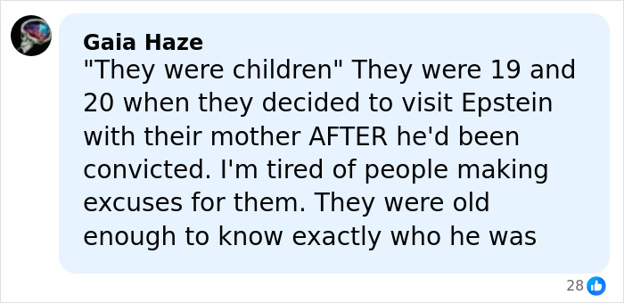 Comment on Jeffrey Epstein's bold request involving Princess Beatrice and Eugenie in new files about their visits.