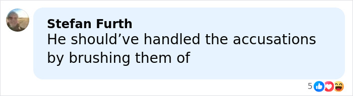 Comment by Stefan Furth discussing handling of cheating accusations in Olympics after Canada's controversy.