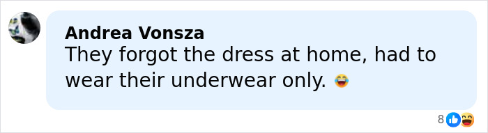 Comment on 2016 Grammys pics showing fashion changes in 10 years, with humor about wearing only underwear.