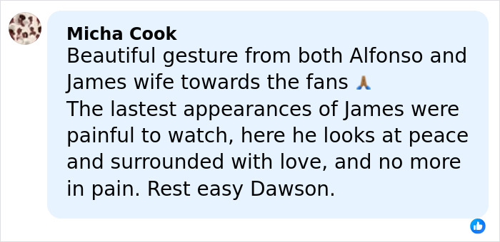 &ldquo;Find The Photo Kinda Creepy&rdquo;: Fans Slam Alfonso Ribeiro&rsquo;s &ldquo;Last Goodbye&rdquo; With James Van Der Beek