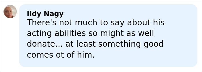 Comment about Timoth&eacute;e Chalamet&rsquo;s acting abilities by Ildy Nagy, discussing publicist&rsquo;s claim in Epstein files context.