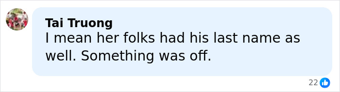 Comment on social media mentioning unusual detail about ice rink attacker's family last name.