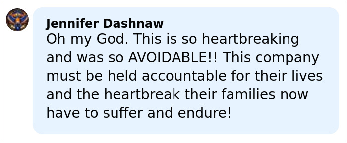 Comment expressing heartbreak over six mothers who enjoyed time off together and lost their lives in a tragic incident.