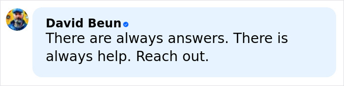 A social media post by David Beun offering support and help amid harrowing 911 audio after Martin Short&rsquo;s daughter&rsquo;s tragic loss.