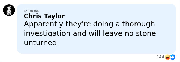 User comment discussing thorough investigation and commitment to uncovering truth after Olympics cheating accusations against Canada.