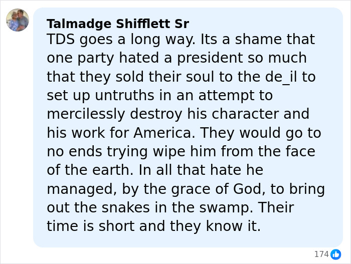 Alt text: Facebook comment discussing the theater's hilarious clap back after Amazon pulled Melania documentary.