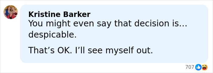 Comment from Kristine Barker reacting to the Olympic figure skater's strange music choice banned at Winter Games.