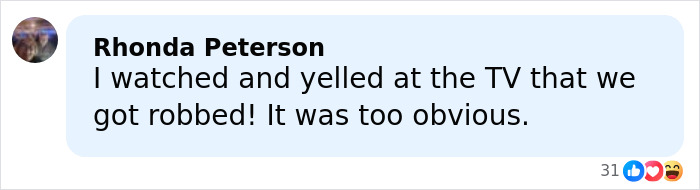 Comment expressing frustration over a cheating scandal affecting Team USA gold medals in US figure skating.