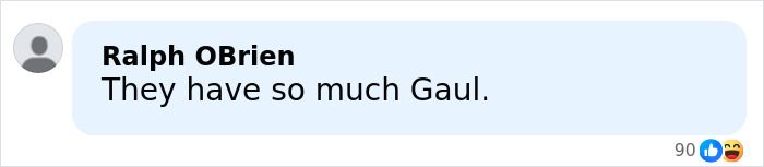 Screenshot of a social media comment reacting to French ice skaters amid Olympic cheating scandal controversy.