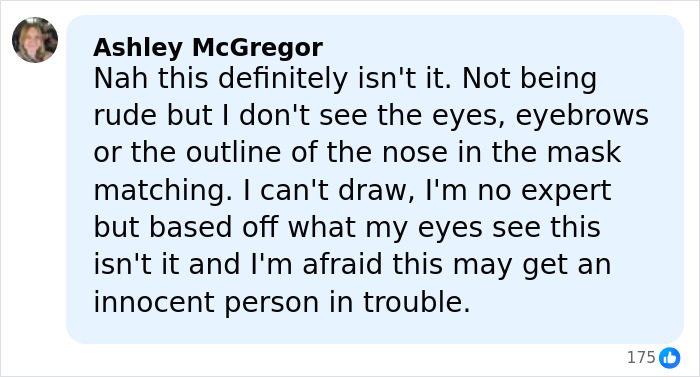 Sketch of Nancy Guthrie's masked suspect created by famous forensic artist, showing facial features under mask.