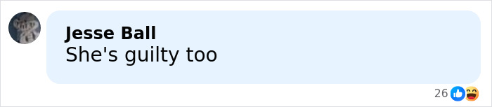 Comment saying she's guilty too in a social media post about Melinda Gates and Epstein files STD allegations.