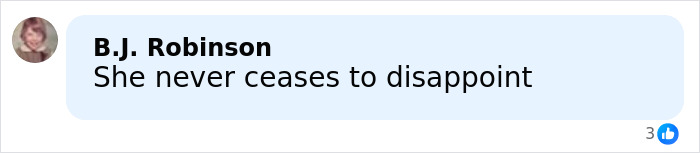 Comment by B.J. Robinson expressing disappointment, related to ANTM star J Alexander's stroke and Tyra Banks' response.