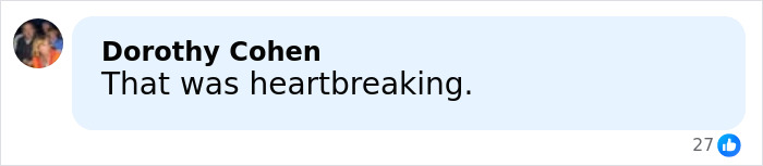 Comment saying that the news about ANTM star J Alexander's stroke was heartbreaking on a social media post.